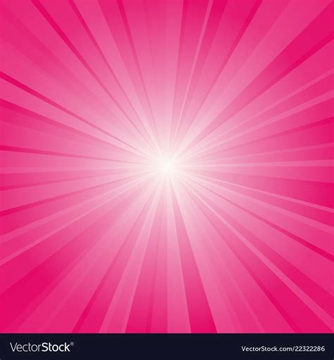 Pink ray background Royalty Free Vector Image - VectorStock