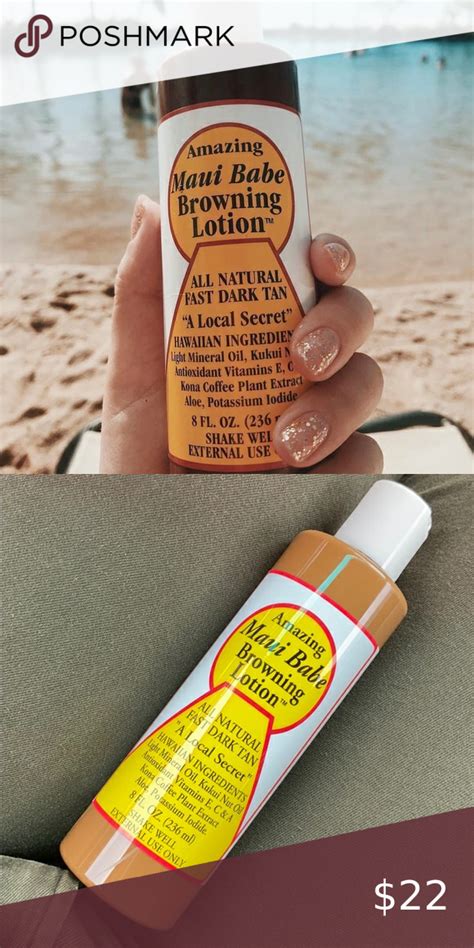 BRAND NEW Maui Babe Browning Lotion The Best All Natural Outdoor Tanning Lotion From Our Island