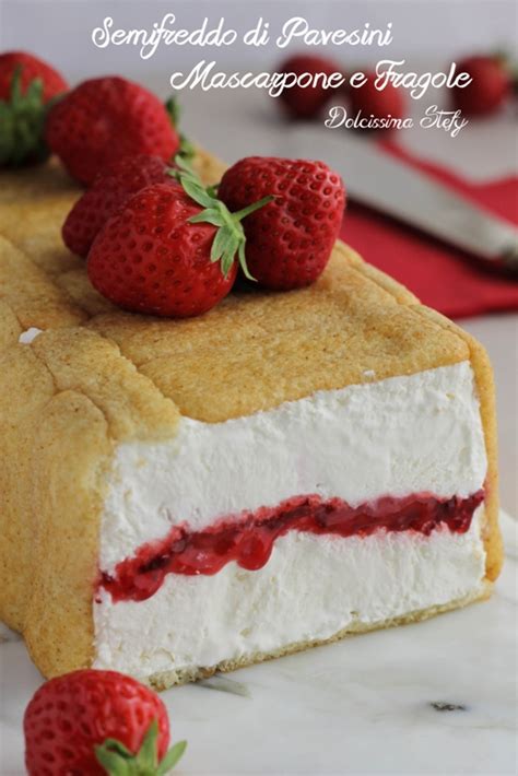 Semifreddo Di Pavesini Mascarpone E Fragole