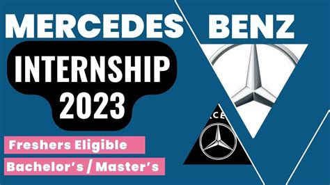 Mercedes Benz Internship 2023 Freshers Bachelor S Master S