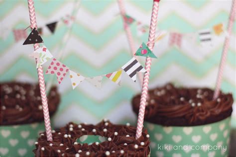 Little Cake Banners Easy Project Kiki And Company