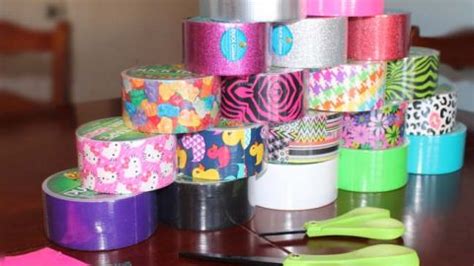 Duck Tape Crafts (and our Duck Tape Party) - Lovebugs and Postcards