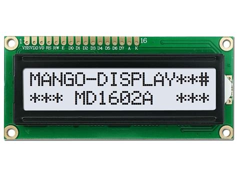 X Lcd Module Lcd Module Black Character On White Background