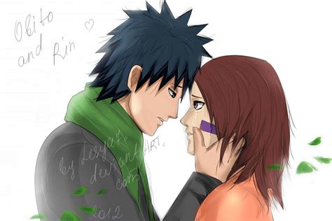 Obito and Rin: Don't cry... by Lesya7 on DeviantArt