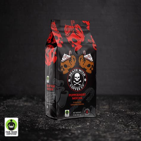 Peppermint Mocha Flavored Coffee – Death Wish Coffee