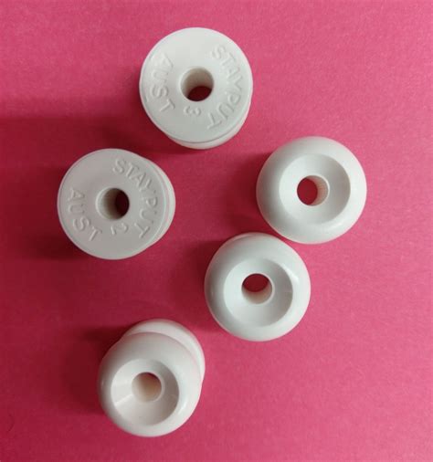 5 White Stayput Knobs For Boat Canvas Cover Bungee Shock Cord Loops For