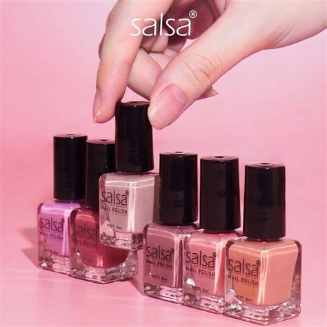 Jual Salsa Nail Polish Nude Series Matte Series Glossy Series Peel Off Series Cat Kuku
