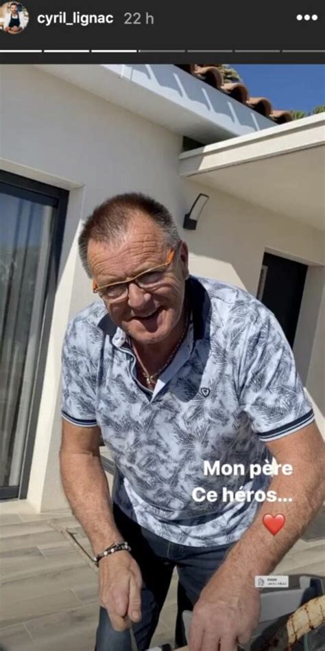 Photos Cyril Lignac Pr Sente Son P Re Ce H Ros Qui Partage Sa