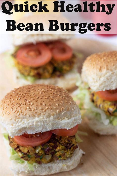 Quick Healthy Kidney Bean Burgers Neils Healthy Meals