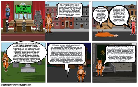 The Origins Of Haloween Storyboard Por 24230b98