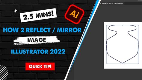 How To Create A Reflection Mirror Image Reflect Tool Adobe