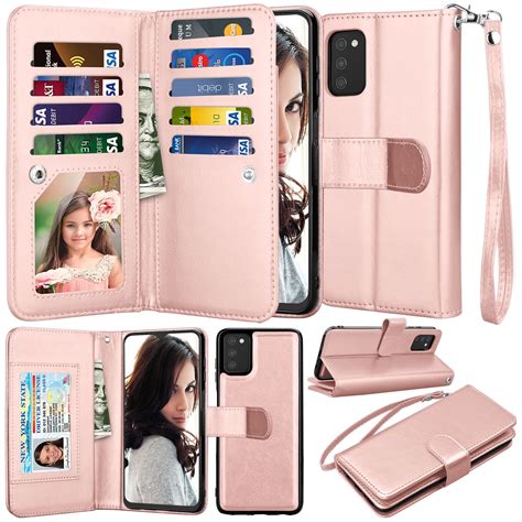 Samsung Galaxy A03s Phone Case Leather Wallet Case For Galaxy A03s Ebizware Credit Card Holder