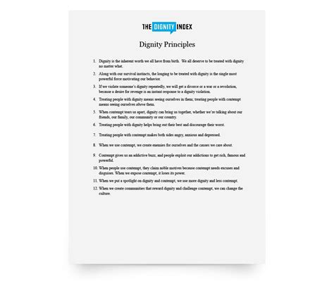 Resources — The Dignity Index