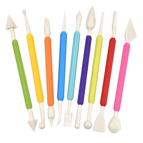 9 Pcs Fondant Icing Cakes Tools Cake Modelling Decorating Tools