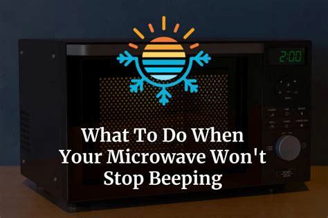how to fix a microwave that won t stop running
