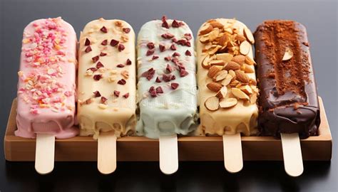 Homemade Gourmet Ice Cream, a Sweet Indulgence on a Plate Generated by ...