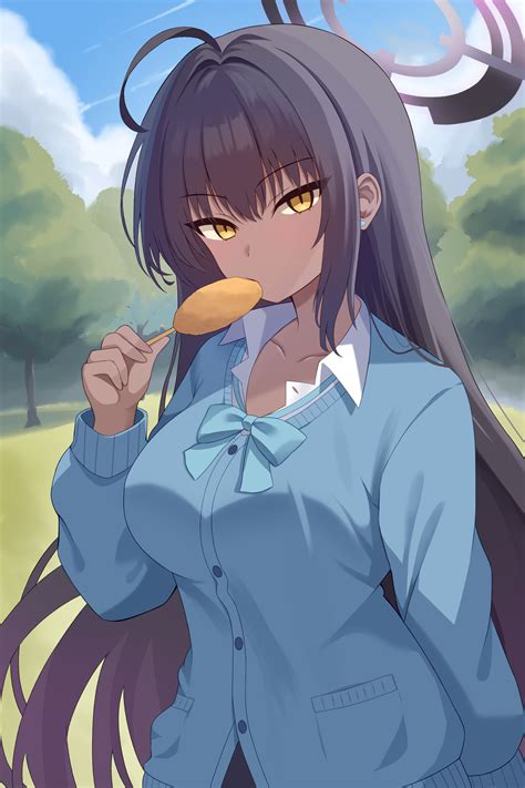 kakudate karin blue archive image  nyarumiraimu