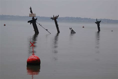 Sailing Dinghies And Jet Skiers Risking Their Lives Around Doomsday