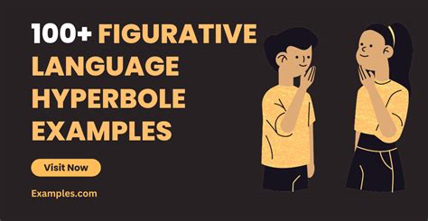 100 Figurative Language Hyperbole Examples How To Write Tips