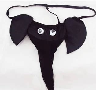 2017 New Limited Sexy Erotic Homens Mens Gay Sexy Lingerie Elephant G String Underwear Pants