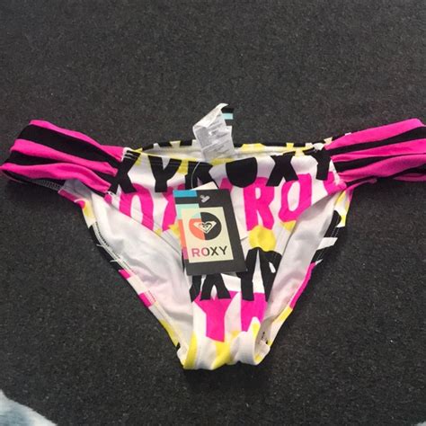 Roxy Swim Nwt Roxy Sidewinder Bikini Swimsuit Bottom Size L Poshmark