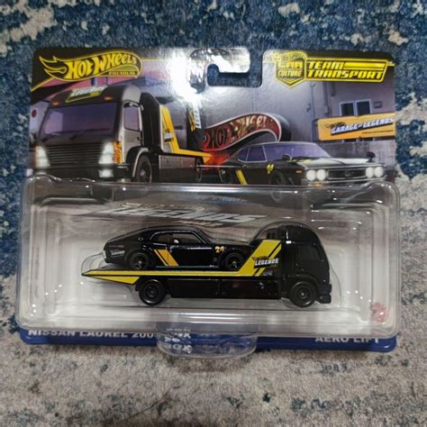 Hot Wheels Team Transport Nissan Laurel Sgx Aero Lift Legends Tour Hobbies Toys