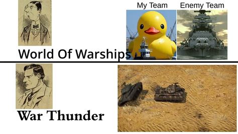 World Of Warships Vs War Thunder Somebody I Used To Know Youtube