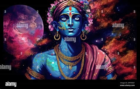 hindu deity art  res stock photography  images alamy