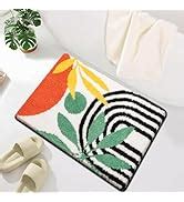 Amazon Linromia Boho Bathroom Rug Get Naked Bath Mat Small Black Bath Mat Absorbent