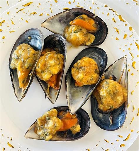 Recette de Moules gratinées au camembert