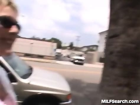 Horny Milf Picked Up And Fucked By A Stranger