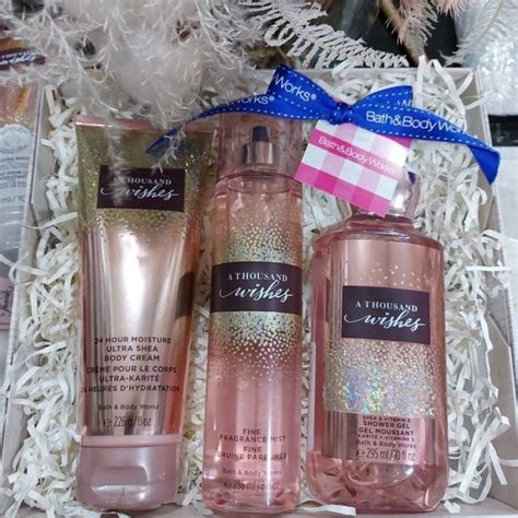 Promo Bath Body Works Bbw A Thousand Wishes Fragrance Gift Set Of