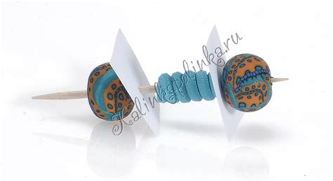 >Урок: разделительные бусины чипсы-пружинки. Полимерная глина ...