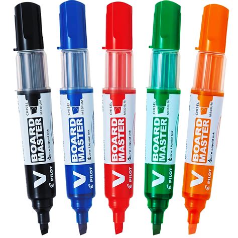 pilot begreen  board master whiteboard marker chisel pack