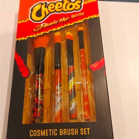 Makeup Cheetos Flamin Hot Crunchy Cosmetic Brush Set Poshmark