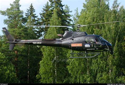 Se Jea A Rospatiale As B Ecureuil Heliair Sweden