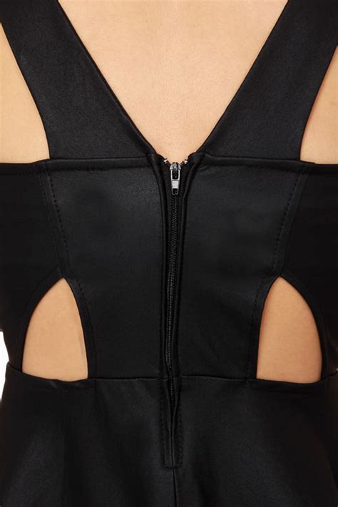 Cute Black Top - Peplum Top - Sleeveless Top - $37.00