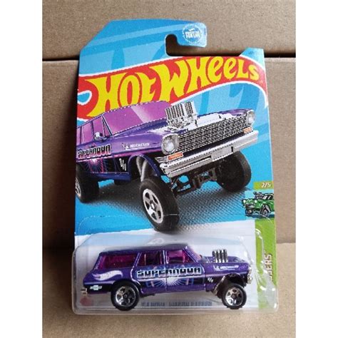 Hot Wheels Nova Wagon Gasser Us Card Shopee Philippines