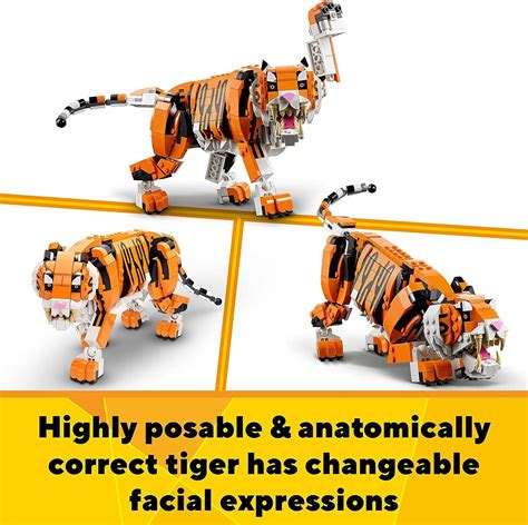 Lego 31129 Creator 3 In 1 Majestic Tiger Building Set Buzz Retailer