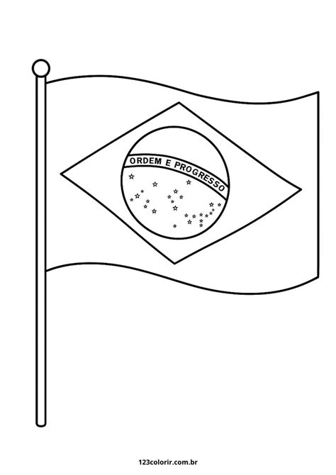 Bandeira Do Brasil Colorida - 7