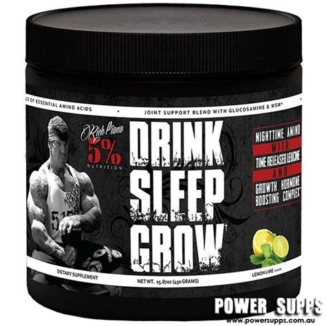 Rich Piana 5 Nutrition Drink Sleep Grow Power Supps