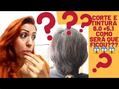 Tintura 5.0 Antes E Depois - TRANSFORMAÇÃO REAL: Tintura 6.0 + 5.1 em Cabelo Liso Curto Feminino ...