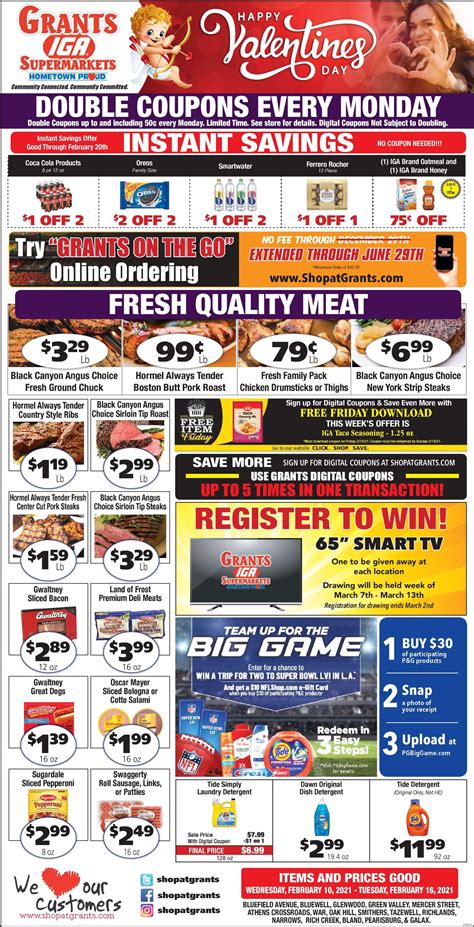 Grant's Supermarket Ad Circular - 02/10 - 02/16/2021 | Rabato