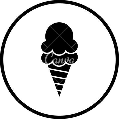 Ice Cream Icon Design 素材 Canva可画