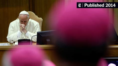 At the Vatican, a Shift in Tone Toward Gays and Divorce - The New York