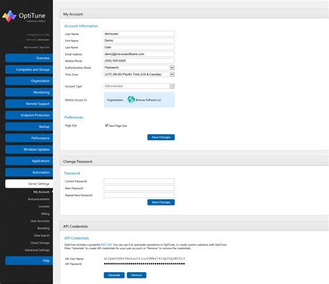 Editing your Account Information