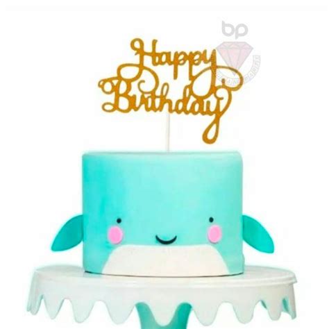 Jual Cake Topper Happy Birthday Hiasan Kue Happy Birthday Kertas