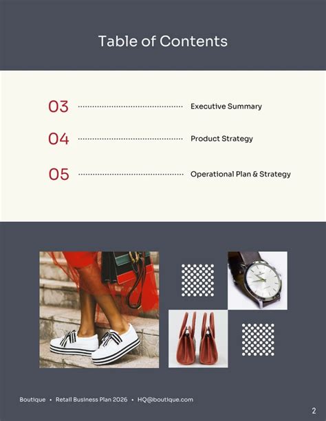 Retail Business Plan Template Venngage