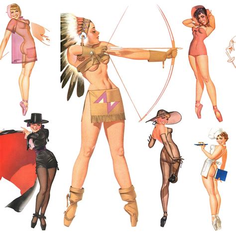 Vintage Nude Pinup Etsy