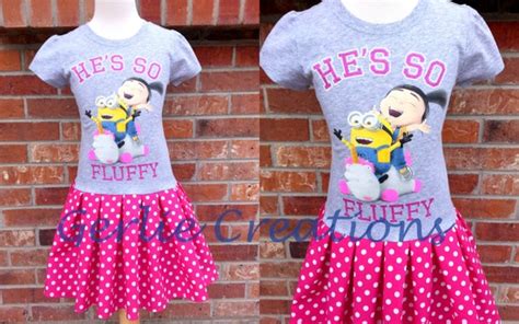 Items Similar To Girls Minion Dresstoddler Girls Dress Agnes Dress